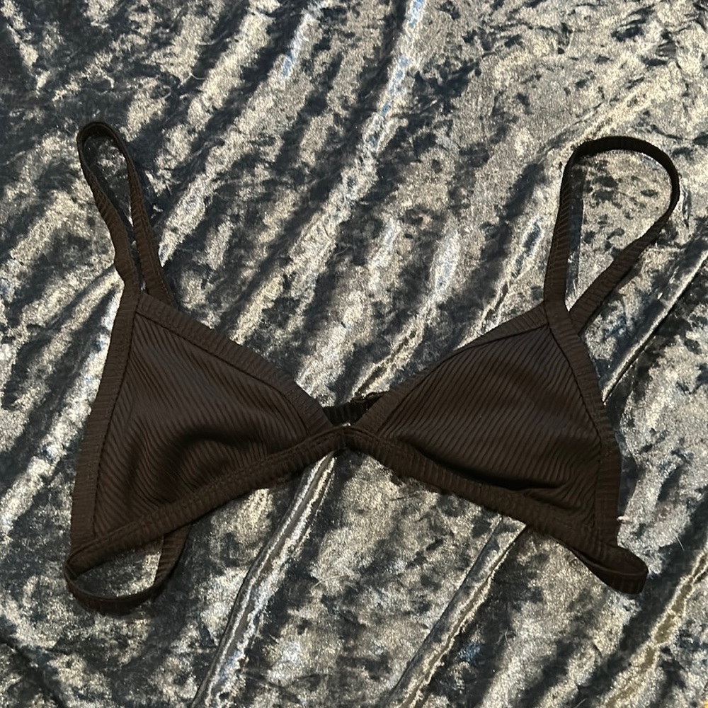 Black bathing suit top